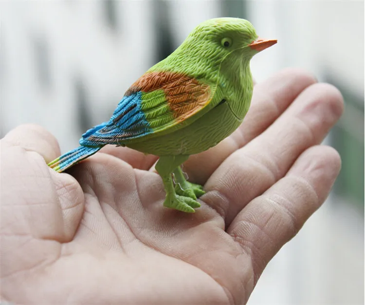 

Voice Control Music Bird Toy Simulation Cute Sing Song Bird Toy Doll Funny Electronic Pet Cage Decoration Toys Morning Bird