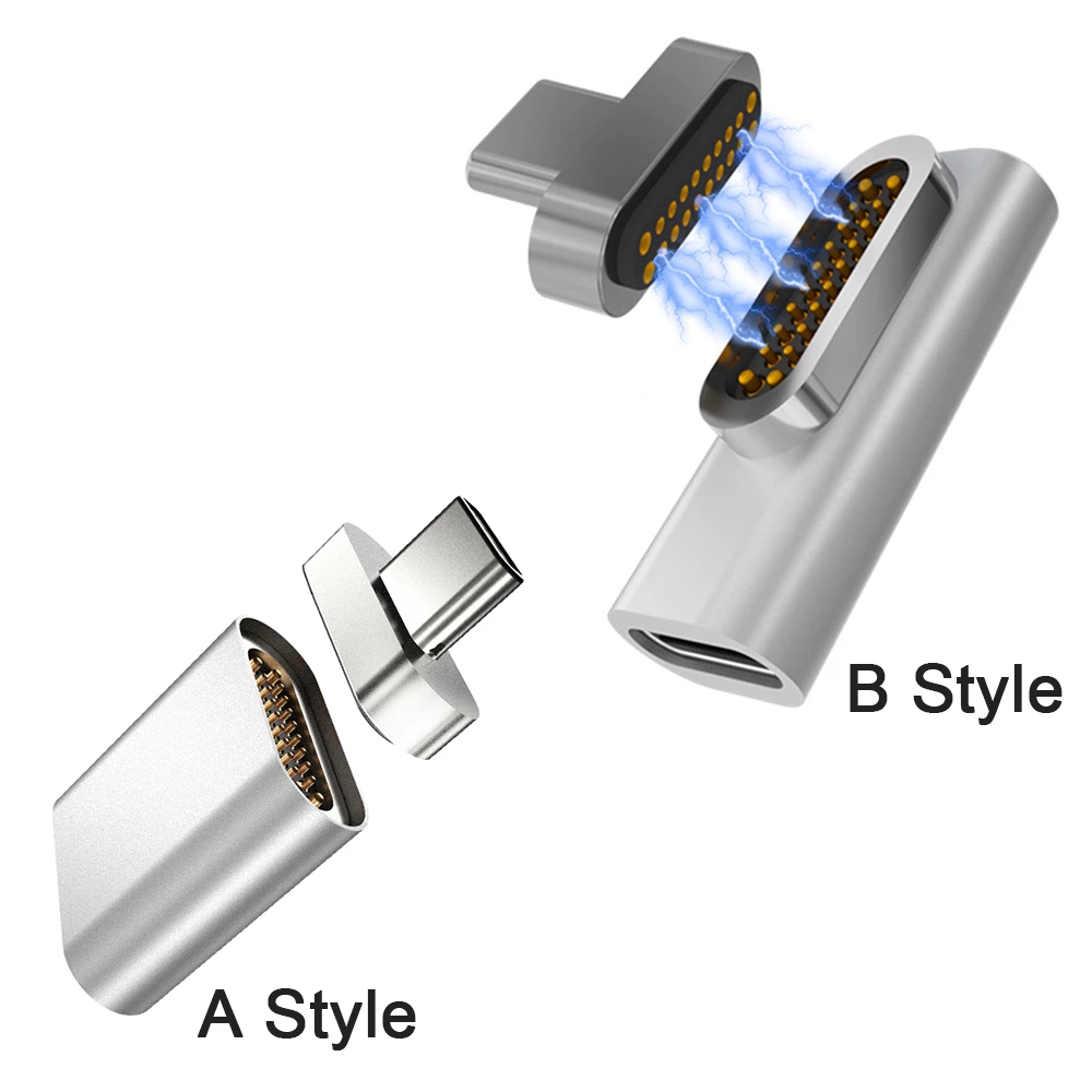 20 контактов магнитный USB C адаптер Тип C разъем PD 100 Вт Быстрая зарядка Высокое качество для MacBook Pro Pixel samsung S10 huawei