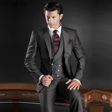 Новые костюмы стиль мужской костюм красивый Жених Лучшая мужская куртка+ брюки+ галстук+ жилет