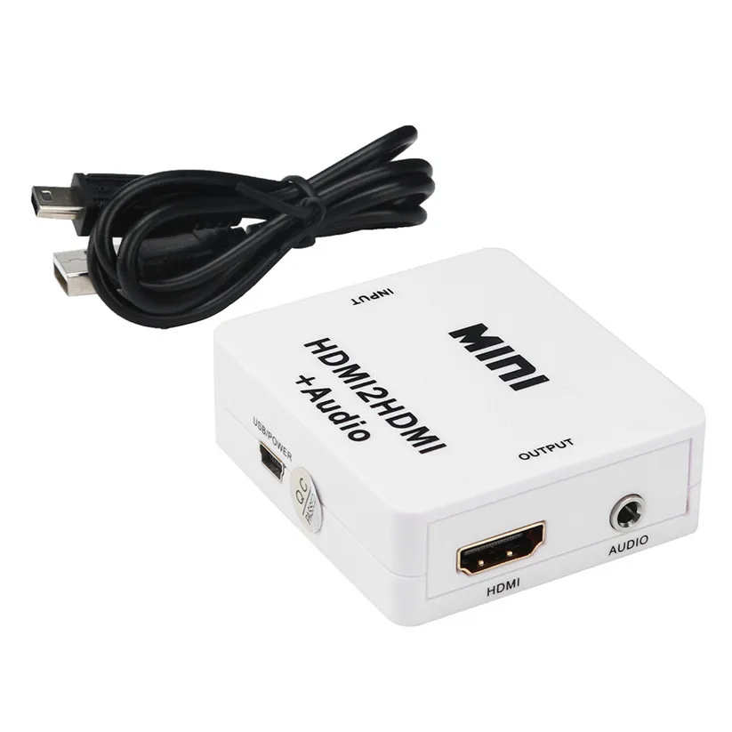 

CARPRIE Video Cables HDMI2HDMI + Audio HDMI to HDMI Video Converter Splitter Digital Analog Adapter td0720 Dropship