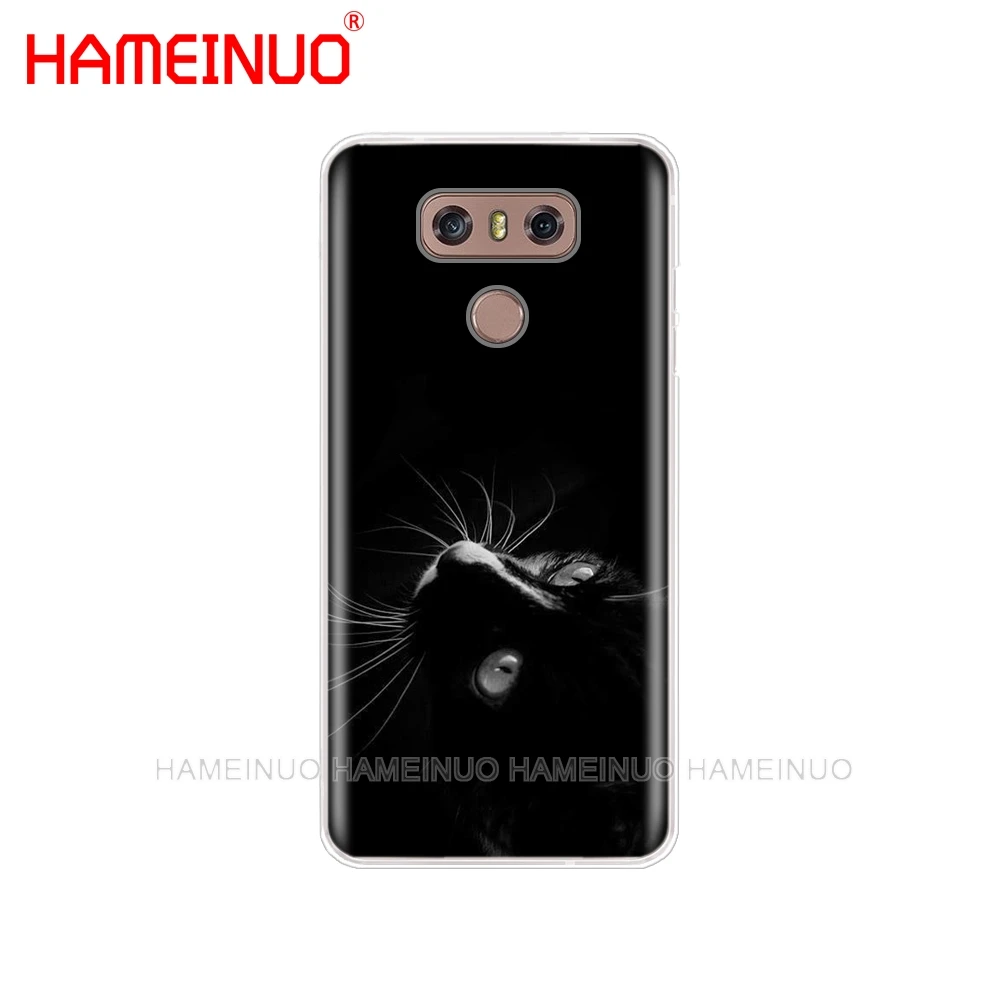 HAMEINUO черный чехол с кошачьим глазом для телефона LG G7 Q6 G6 MINI G5 K10 K4 K8 2017 2016 X POWER 2 V20 V30