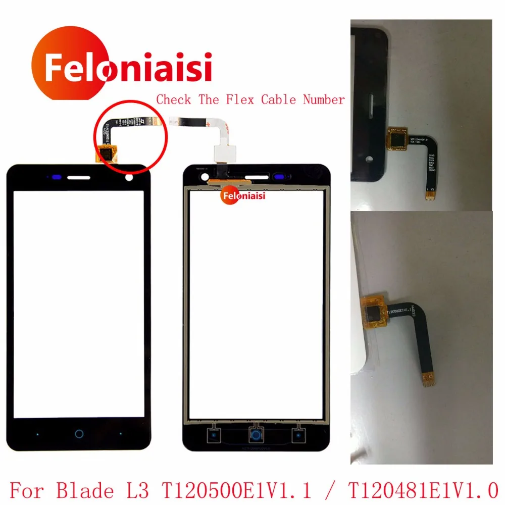 Высокое Качество 5.0 &quotдля ZTE лезвие L3 T120500E1V1.1/L3 T120481E1V1.0 Сенсорный экран планшета