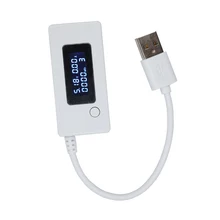 ЖК-дисплей двойной USB мини-измеритель напряжения детектор тока тестер емкости батареи мобильное зарядное устройство USB СКИДКА 16