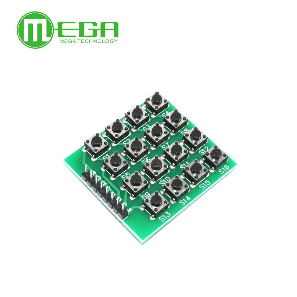 8pin 4x4 4*4 Матрица 16 клавиш клавиатура с кнопочной панелью макетная плата модуль