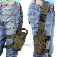 Tornado Tactical Thigh Нейлон Падения Нога Кобура Тан Черный Армия Зеленый Кобуры Регулируемый Пистолет Пистолет Пистолет Сумка Бесплатная Доставка