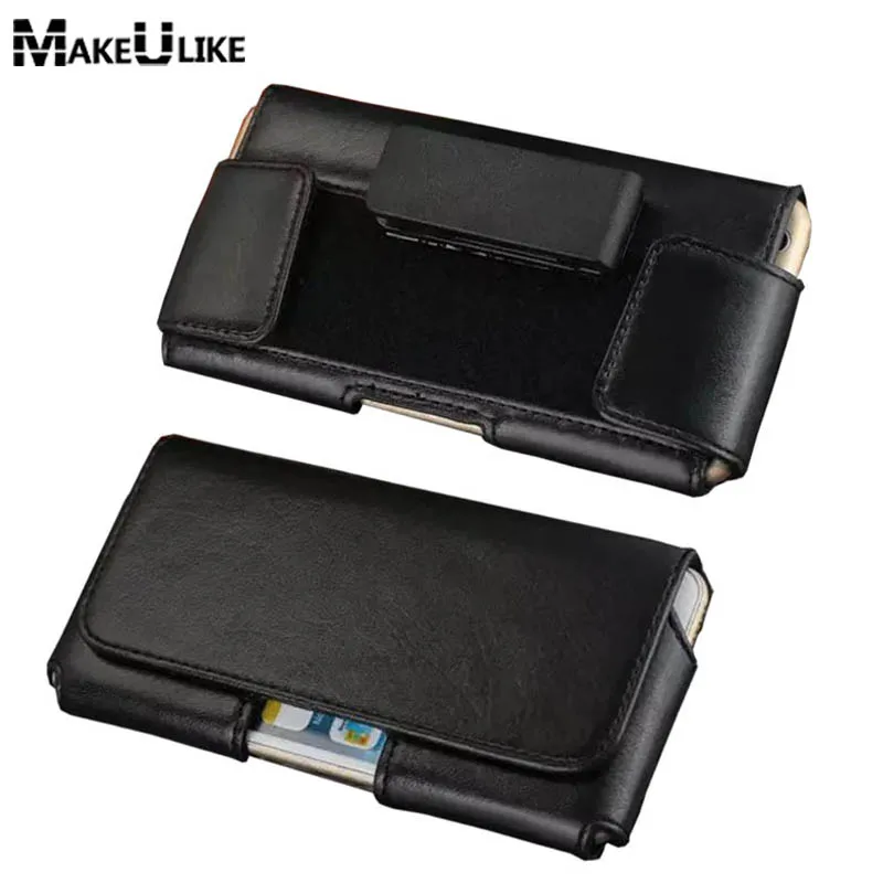 

MAKEULIKE Rotatable Belt Clip Pouch Case For Huawei Honor 7A 7C Pro Case Huawei Y6 Y7 Y9 2018 Cover Universal Phone Bag Case