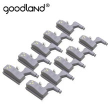Goodland LED Under Cabinet Light Sensor Wardrobe Light Universal Led Armario Inner Hinge Lamp For Kitchen Cupboard Closet
