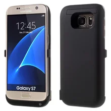 For Galaxy S7 Battery Cases 6500mAh External Battery Charger Case for Samsung Galaxy S7 G930 – Black