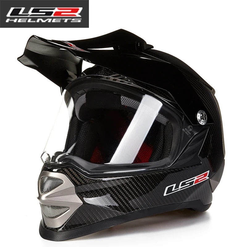 

LS2 MX415 motorcycle off-road helmet carbon fiber full-covered four seasons Rally helmet off-road helmet full helmet MX429