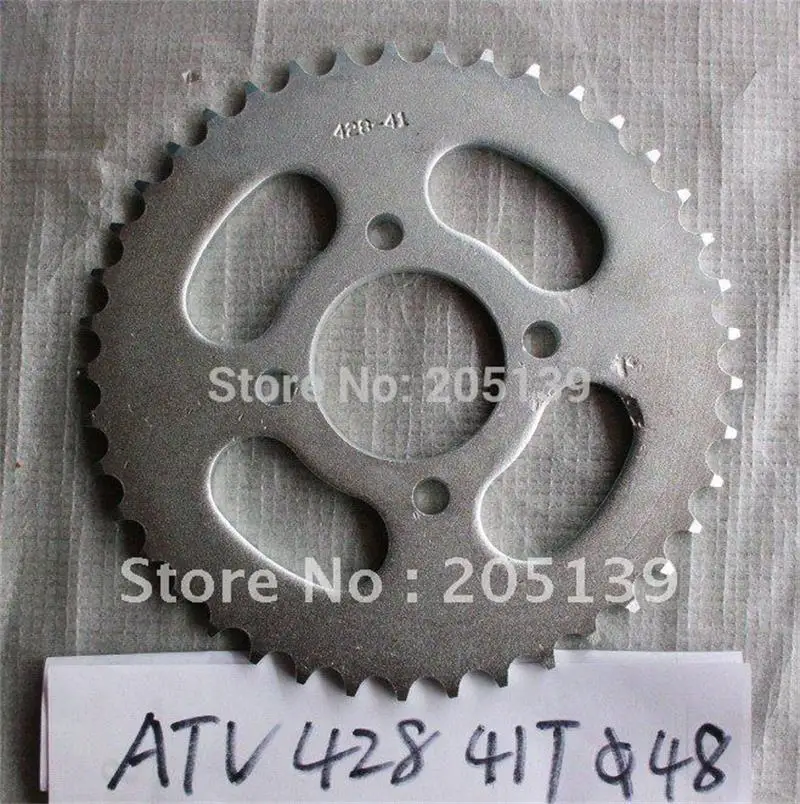 

motorcycle parts rear sprocket 41 tooth 428 chain for ATV