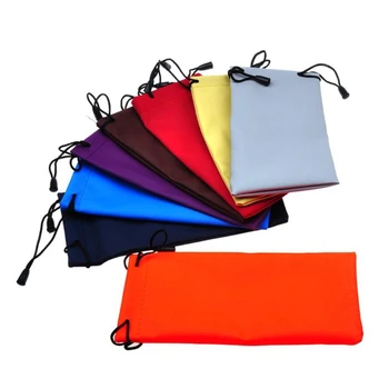 

5Pcs Microfiber Sunglasses Bag Pouch Soft Cloth Optical Glasses Eyewear Case Gift New