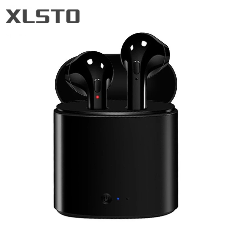 Беспроводные Bluetooth наушники i7s TWS мини стерео гарнитура с зарядным устройством