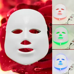 Фирменная Новинка 3 цвета светло-Фотон светодиодный маска для лица омоложения кожи Красота терапии Приспособления для красоты