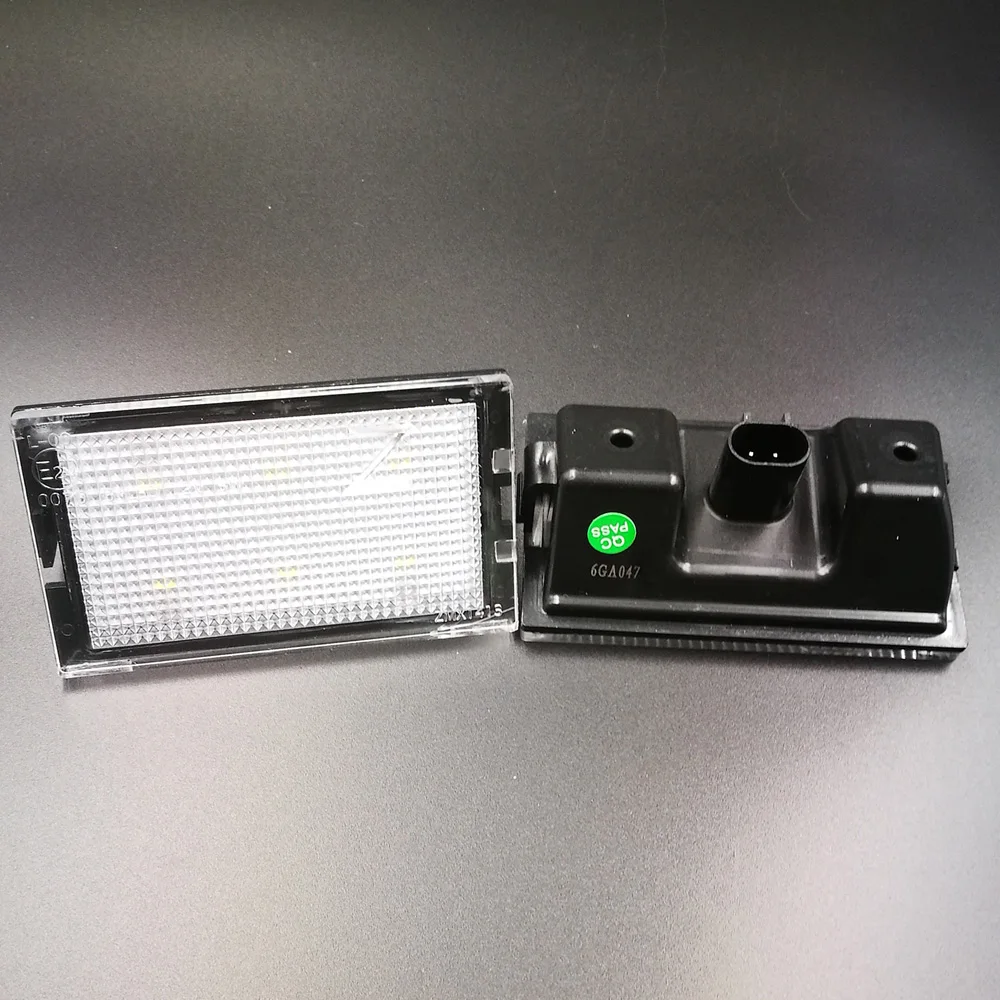 

2Pcs/set 6LED High Quality License Plate Lights Car Lamps for Land rover Discovery 3 Discovery 4 Super White styling replacement