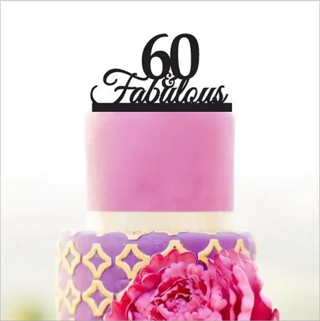 acrylique 60 fabuleux gteau topper 60 ans anniversaire gteau topper gteau topper 60e - Gateau Anniversaire 60 Ans acrylique 60 fabuleux gteau topper 60 ans anniversaire gteau topper gteau topper 60e - Gateau Anniversaire 60 Ans