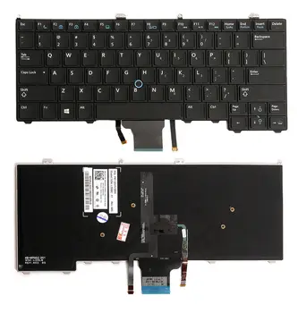

For Dell Latitude 12 7000 E7240 08PP00 RXKD2 NSK-LDABC01 Backlit Pointer US Laptop Keyboard