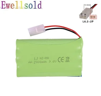 

Ewellsold RC car RC truck RC boat RC tank 9.6v 1800mAh/2800mah NI-MH H rechargeable battery free shipping