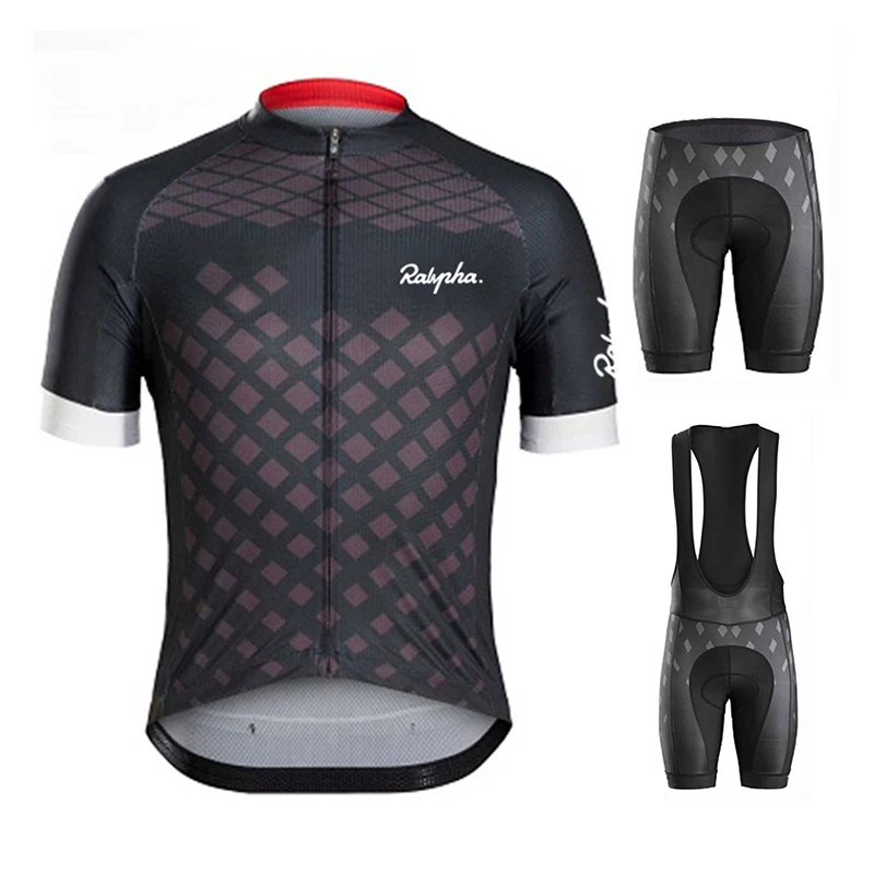 

ALEING Cycling Suits Cycling Clothing Breathable Men's Short-sleeved Tops Bike Riding shirt Suit Bib Shorts Set Ropa De Ciclismo