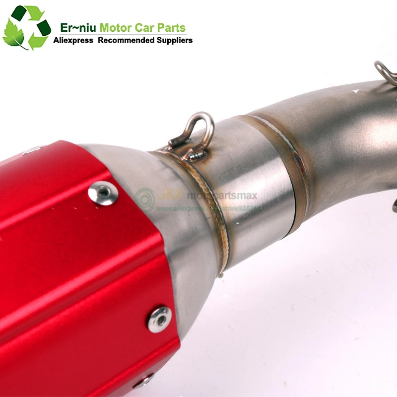 

Z800 Z 800 Motorcycle Exhaust middle pipe Muffler with exhaust for kawasaki Z800 2013-2016 slip-on