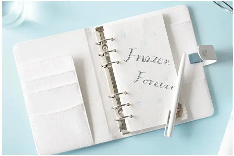 Ring PU Leather A5 / A6 Planner Binder, Sakura Ms. Notebook planner Ring PU Leather A5 / A6 Planner Binder, Sakura Ms. Notebook planner