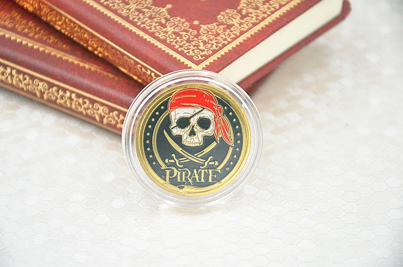 

Antique Pirates Of The Caribbean Gold Coin Souvenir Gifts