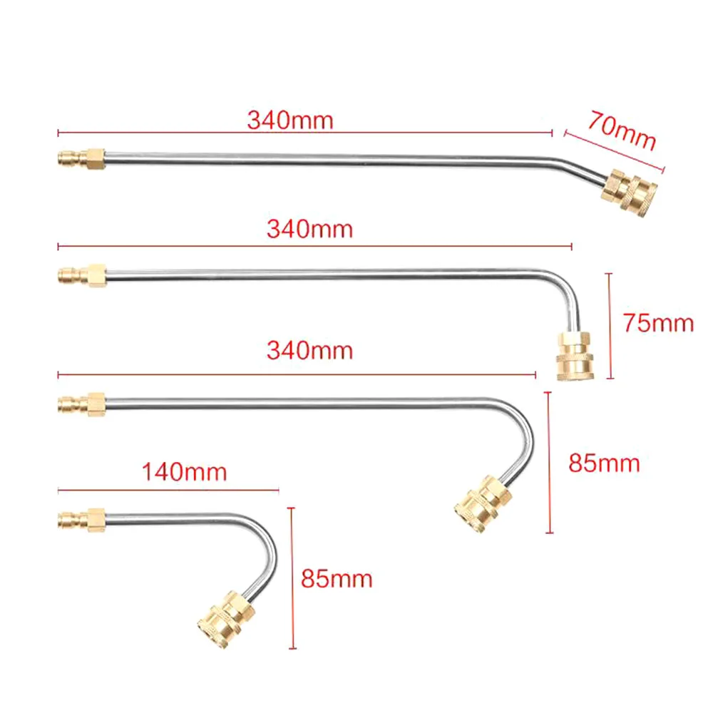 Моющее устройство для чистки желоба высокого давления насадка для копья/палочка 1/" Быстрое подключение латунь нержавеющая сталь