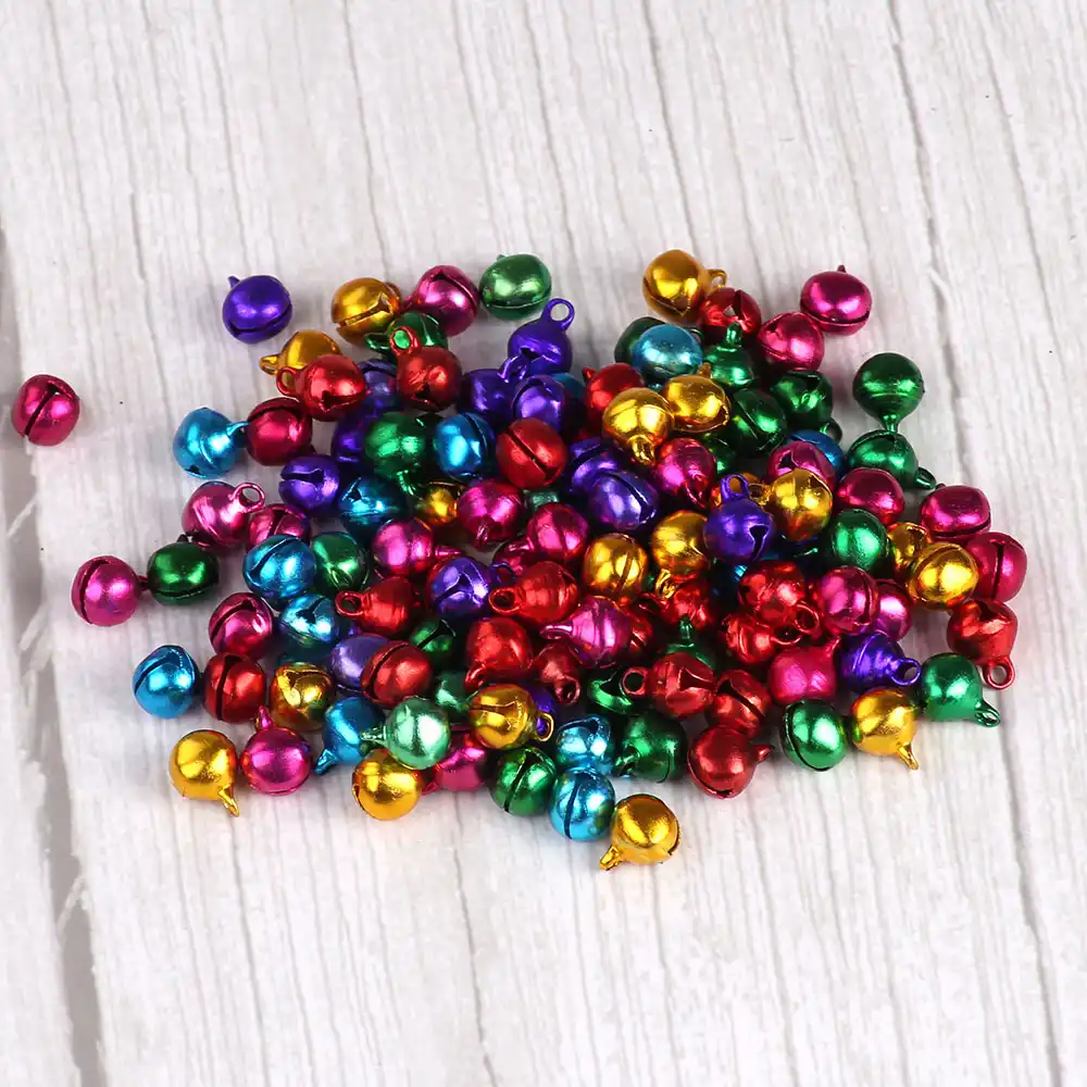 Mini Metal Fifet cascabeles x 20 para la decoraci/ón de la Fiesta de Navidad