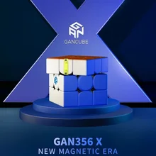Gan356 X 3x3x3 магнит Gans 3x3x3 IPG V5 числовой IPG Профессиональный GAN 356X3x3 магический скоростной куб Развивающие игрушки