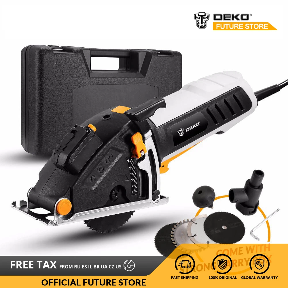 

DEKO QD6905 230V 600W Mini Electric Circular Saw Laser Guide Power Tool