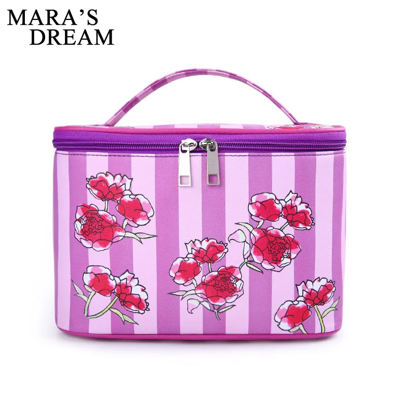 Мечта Мары косметички Высокое качество PU Макияж сумки Travel Organizer необходимо красота случае несессер органайзер для косметики