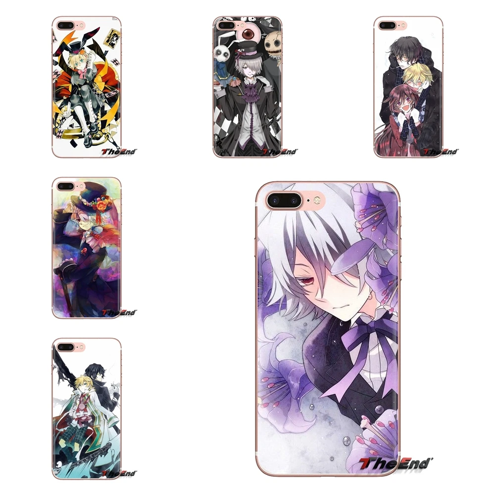 For HTC One U11 U12 X9 M7 M8 A9 M9 M10 E9 Plus Desire 630 530 626 628 816 820 830 Soft Cover Pandora Hearts alice and oz hugging |