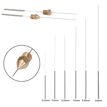 

5Pcs 3D Printer Nozzle Bendable Cleaning Needles Stainless Steel Drill Bit