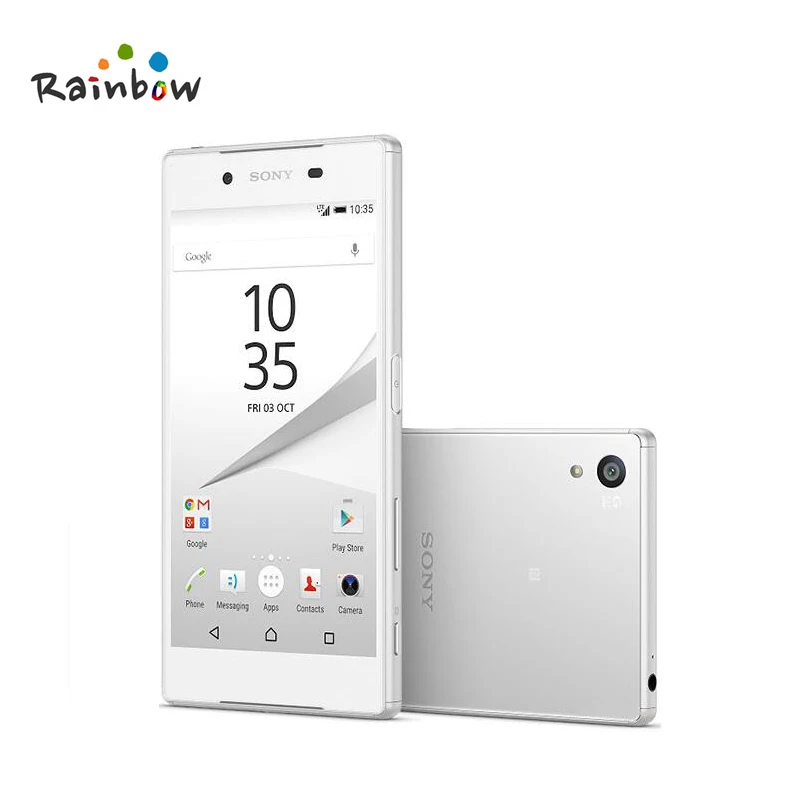 Разблокированный мобильный телефон sony Xperia Z5 E6653 GSM WCDMA 4G LTE Android Octa Core ram 3 ГБ rom 32 ГБ 5,2 дюйма камера 23 МП