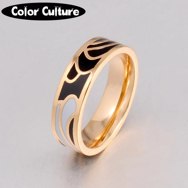 New Classic Rings for Women Stainless Steel Multi-Color Fashion Pretty Charm Ena New Classic Rings for Women Stainless Steel Multi-Color Fashion Pretty Charm Ena