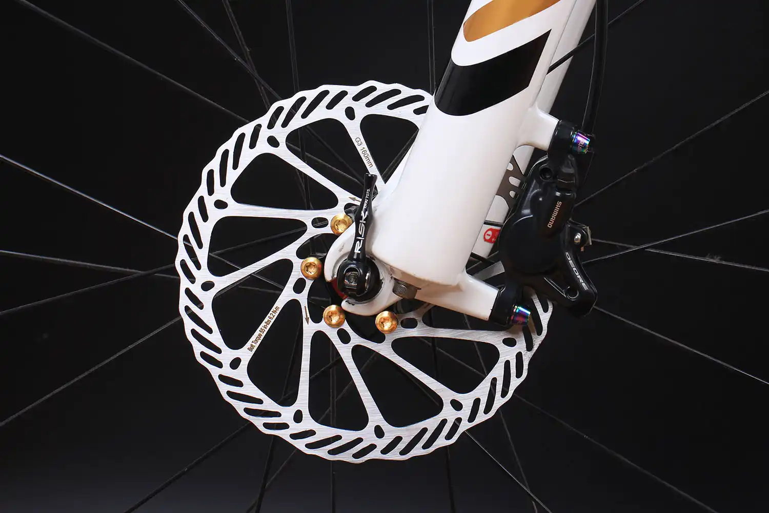 12pcs M5*10mm T25 Ti Disc Brake Rotor Bolts for MTB Bicycle Road 