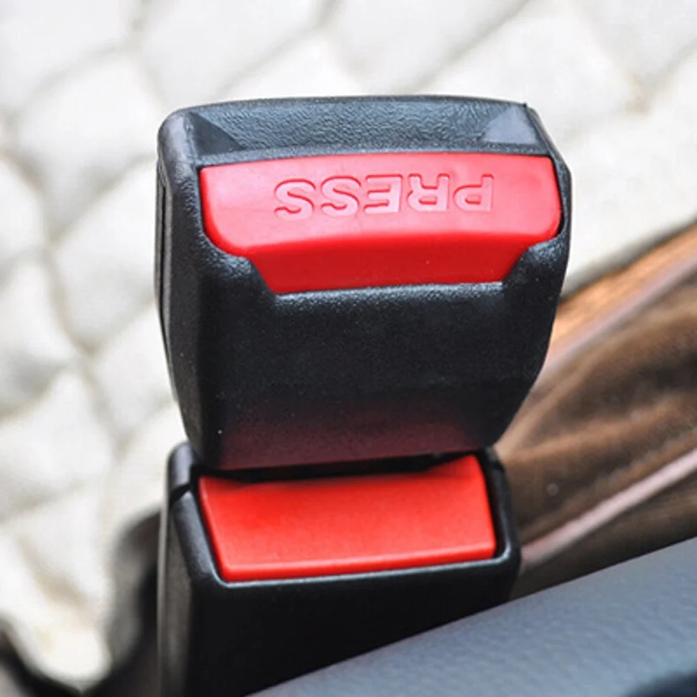 2pcs Car Safety Adjustable Seat Belt Clip Extender Universalin Seat