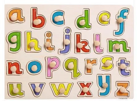 Giocattoli Per Bambini головоломка Монтессори Di Legno A Mano Afferrare Bordo Tangram головоломка Giocattolo Fumetto Пазлы для детей - Цвет: A103