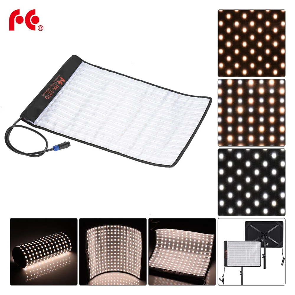 Портативное светодиодное освещение Falconeyes RX 12TD 280led 3000K 5600K|led photographic lighting|photographic