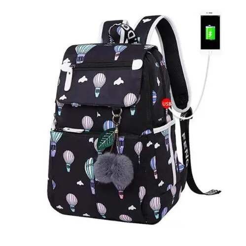 

fashion school backpack for girls school bags new arrival 2019 children backpacks kids cute USB bag schoolbag bookbag