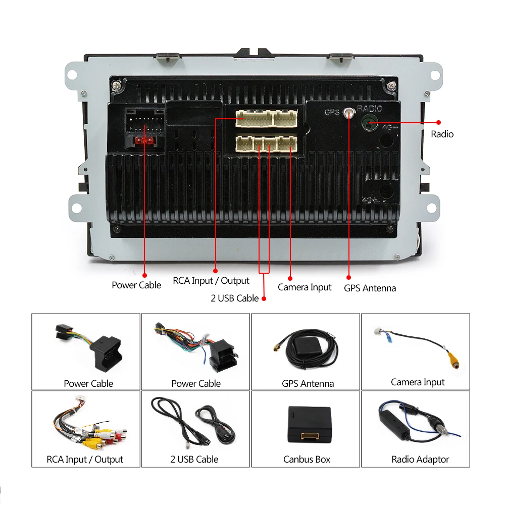 Sale Podofo 9" Car radio Android GPS Navigation Multimedia Player Autoradio for Skoda Octavia golf 5 6 touran passat B6 polo tiguan 5