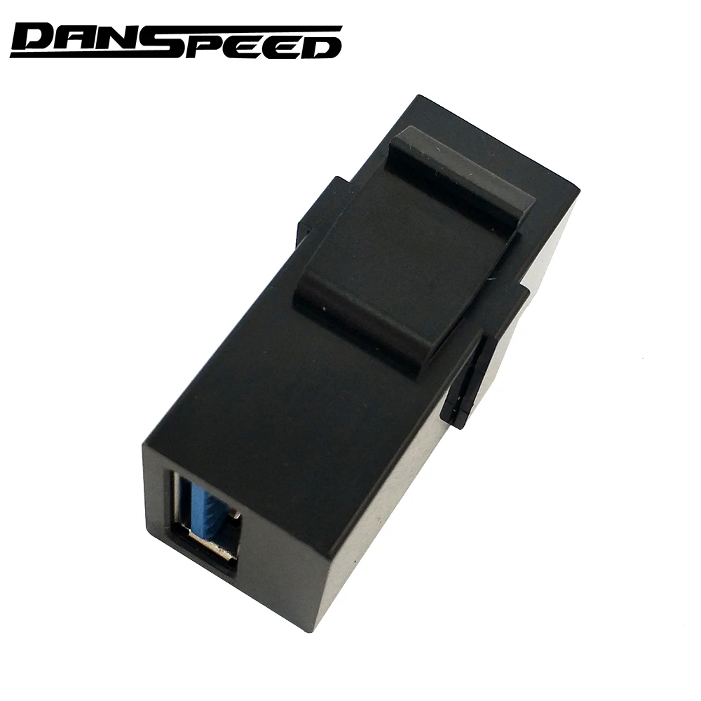 

DANSPEED Keystone USB 3.0 A Female To Female Jack Module Adapter Coupler Converter Power Socket L3