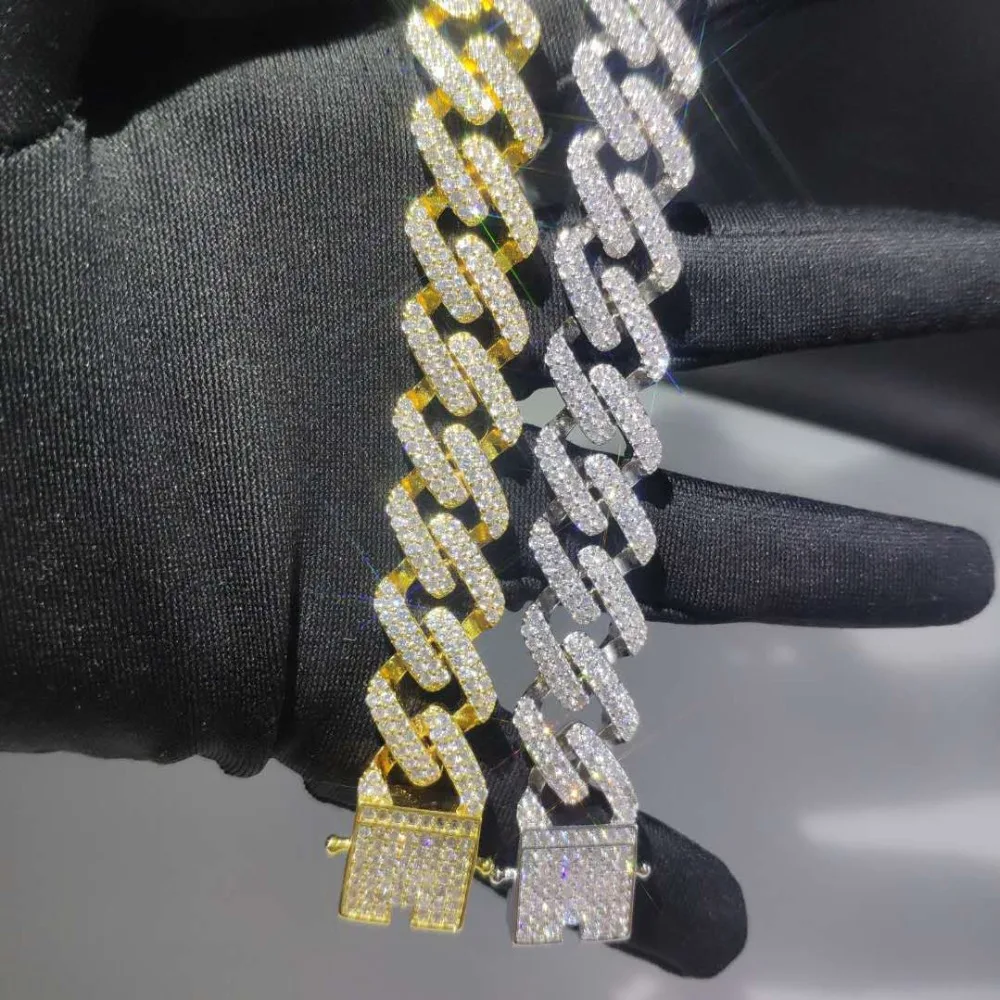 

Men Hip hop Iced out Bling bracelet fashion pave setting AAA Zircon High quality Women bracelets Hiphop jewelry for Unisex gifts