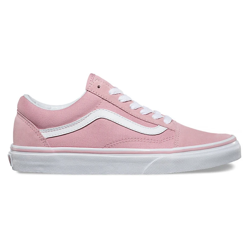 vans rojas con caña