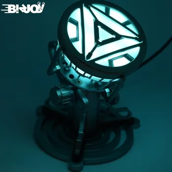 

Pile Heart Reaction Furnace Tony Chest Lamp Iron Man 3 Ironman Reactor Model Anime PVC Cartoon Action Figure Adults Toy Doll