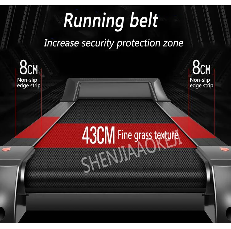 Моторизованный беговая дорожка бытовой Крытый ультра-тихий Электрический складная беговая дорожка умный функциональный