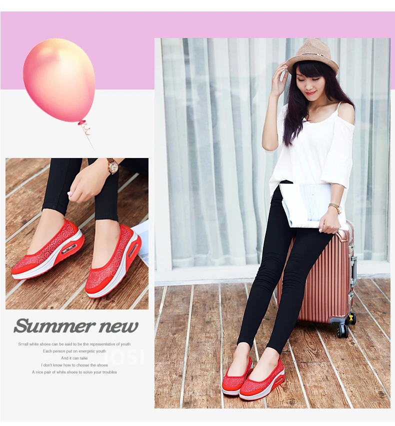 STS Brand Fashion Women Flat Platform Shoes Woman Breathable Mesh Bud silk Casual Shoes Moccasin Zapatos Mujer Ladies Boat Shoes (8)