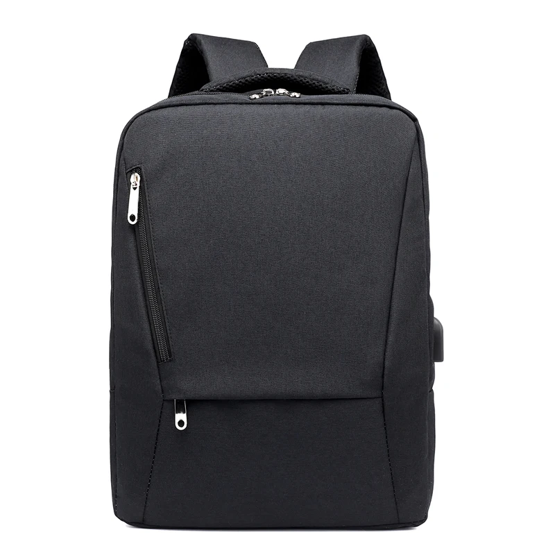 

USB Charging laptop bag Men Teen Zipper Canvas school bag Big Capacity Travel Backpack men's casual canvas waterproof backpack