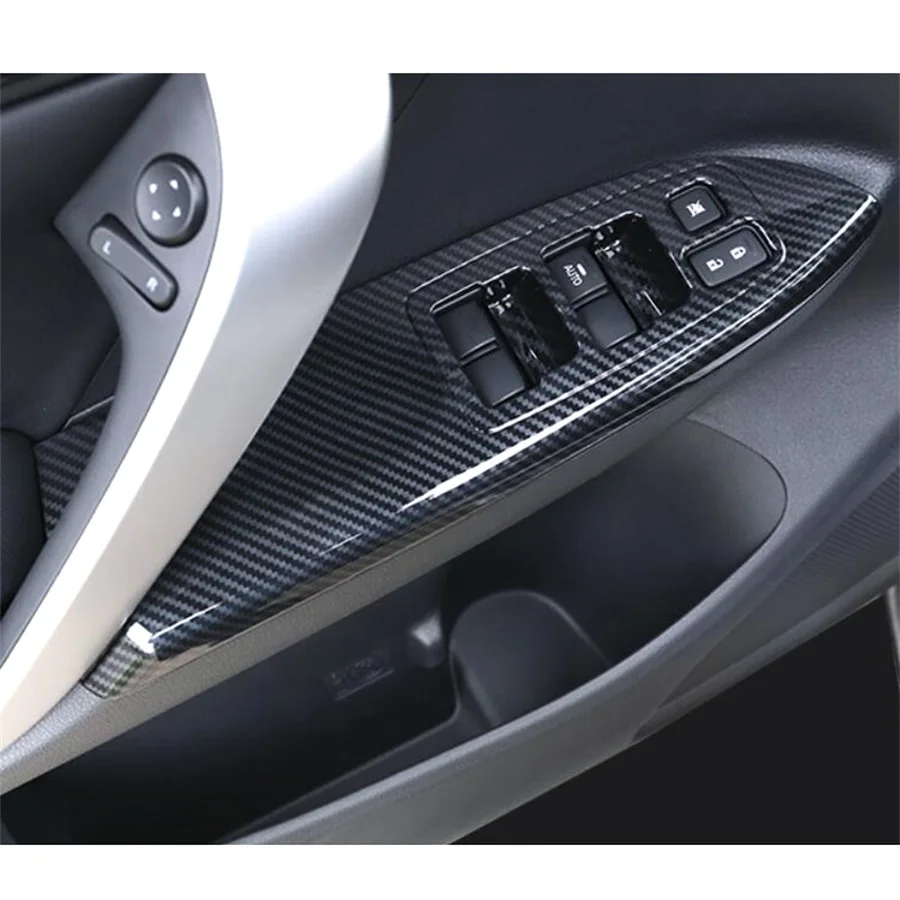 For-Mitsubishi-Eclipse-Cross-2017-2018-2019-Window-Lifter-Control-Window-Switch-Decoration-Armrest-Panel-Cover