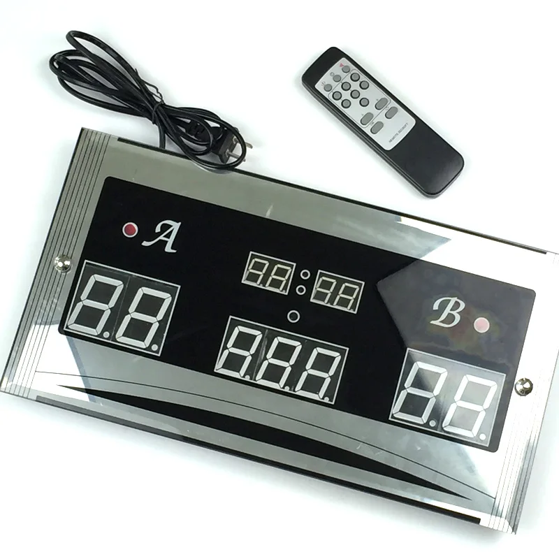 

Billiards Pool Electronic Scoreboard+ 1pc Wireless Pool Billiards Remote Control Room/Club 's Pool Electric Scoreboard China