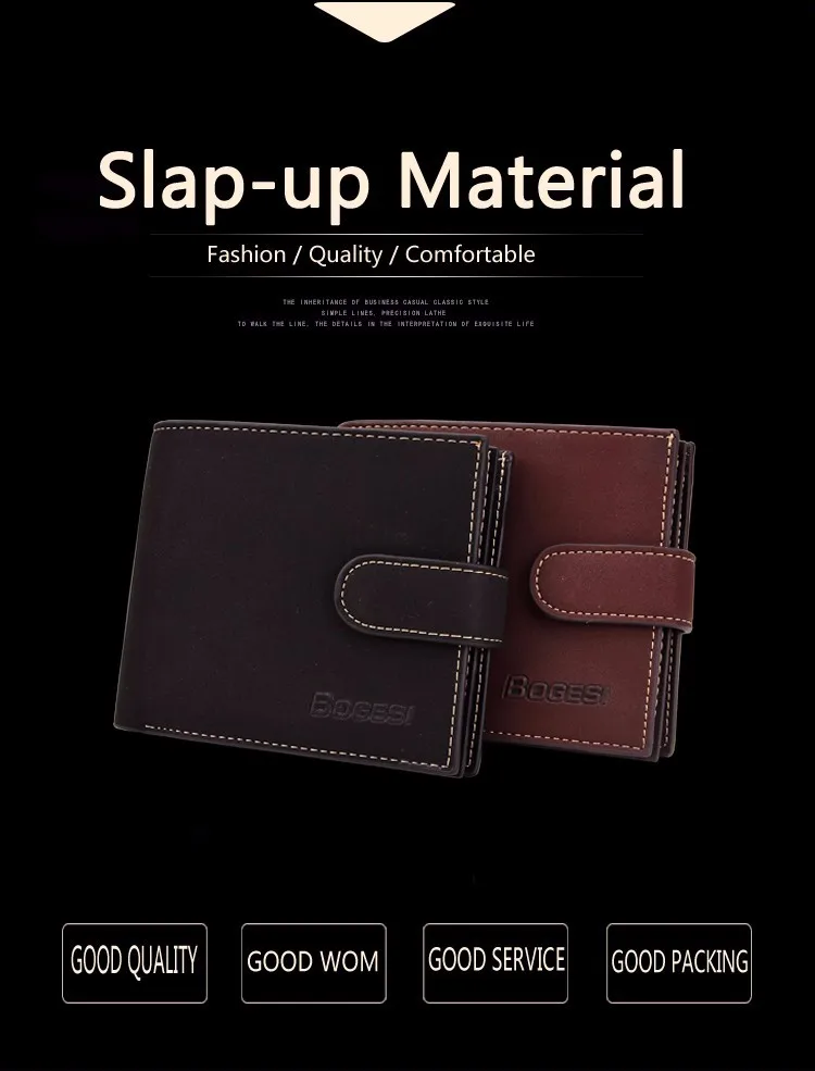 Лидер продаж Новый стиль запор модного бренда качество кошелек для Для мужчин Дизайн Для мужчин кошельки с карманом для монет